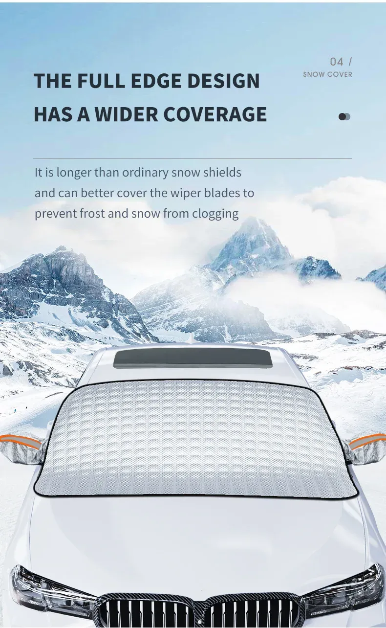 Pare-soleil de voiture, protection complète