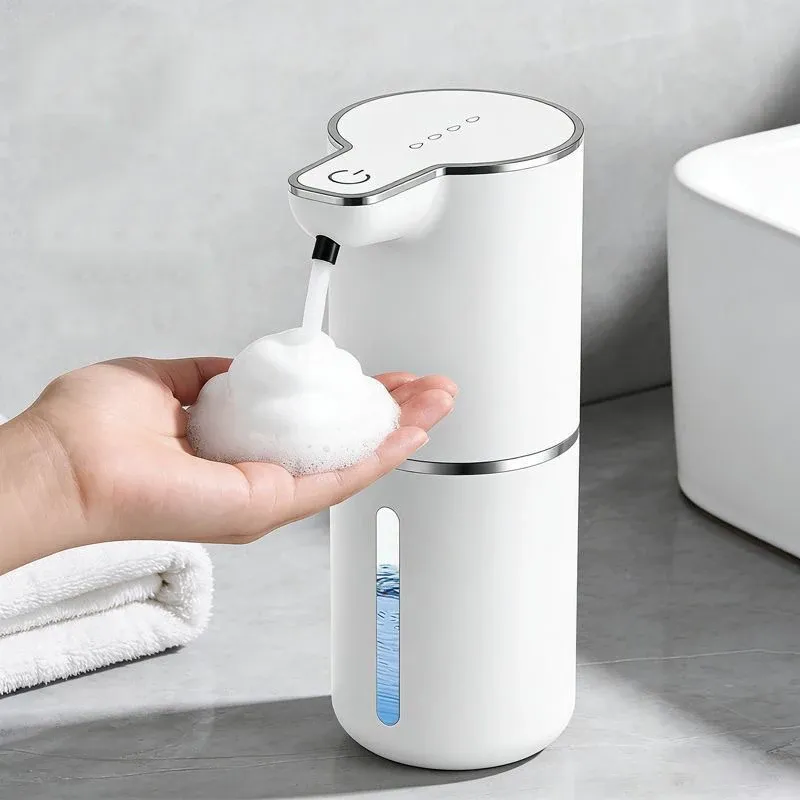 Distributeur automatique de savon sans contact à capteur intelligent, modes mousse et liquide, pour salle de bain et cuisine - Image 1