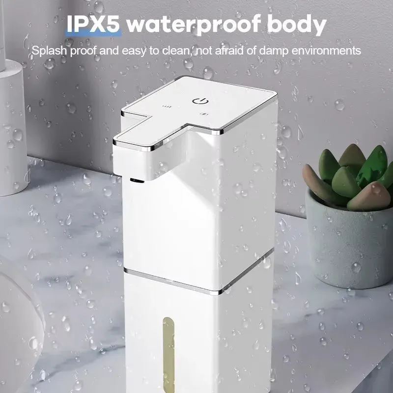 Distributeur automatique de savon sans contact à capteur intelligent, modes mousse et liquide, pour salle de bain et cuisine 4