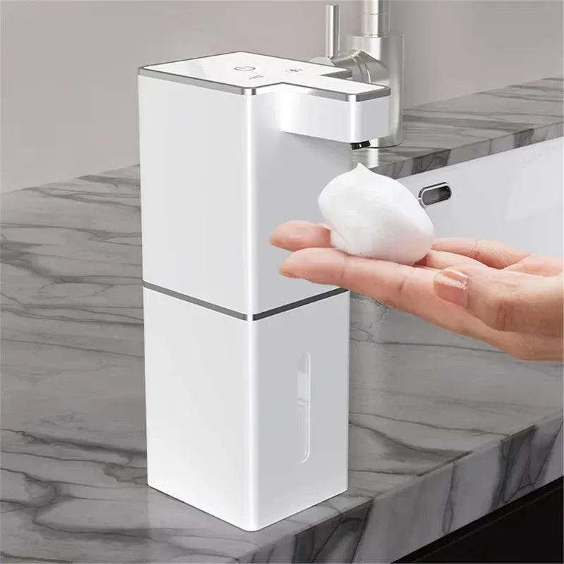 Distributeur automatique de savon sans contact à capteur intelligent, modes mousse et liquide, pour salle de bain et cuisine 5