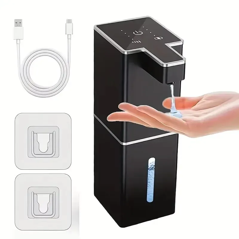 Distributeur automatique de savon sans contact à capteur intelligent, modes mousse et liquide, pour salle de bain et cuisine 13