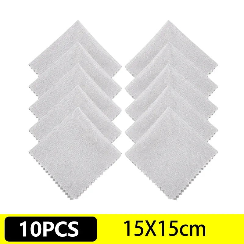 Lingettes en microfibre pour lunettes, lentilles, ordinateur portable, téléphone et écran (lot de 10, 20 ou 40) 12