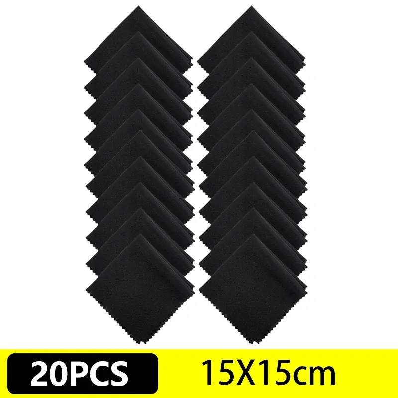 Lingettes en microfibre pour lunettes, lentilles, ordinateur portable, téléphone et écran (lot de 10, 20 ou 40) 11