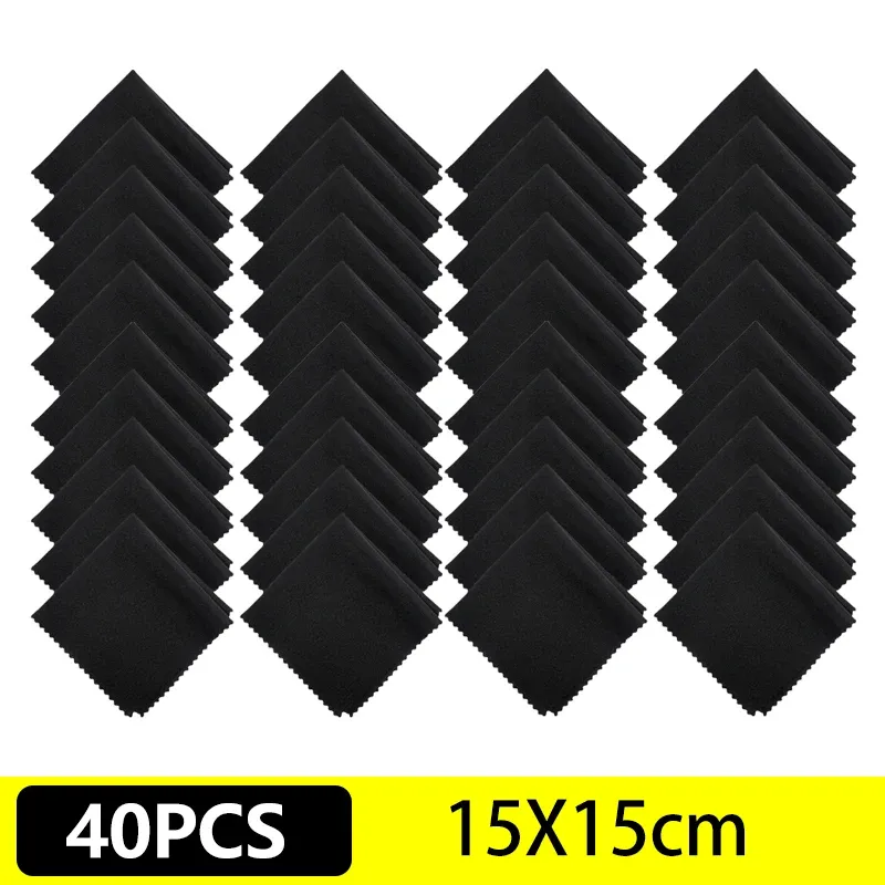 Lingettes en microfibre pour lunettes, lentilles, ordinateur portable, téléphone et écran (lot de 10, 20 ou 40) 8