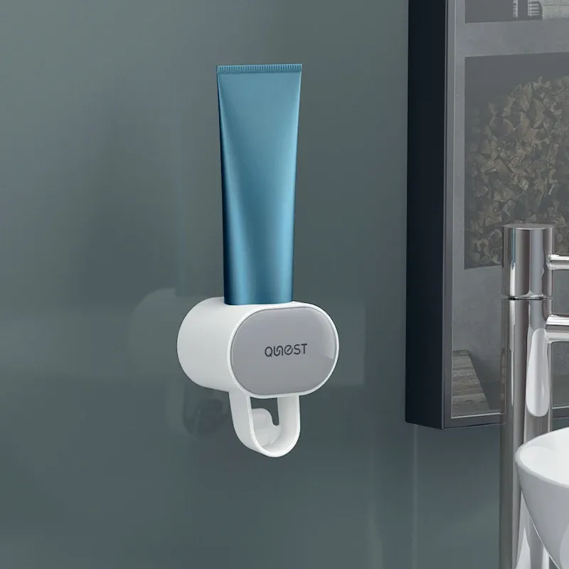 Distributeur automatique de dentifrice mural pour adultes et enfants avec support presse-tube 7