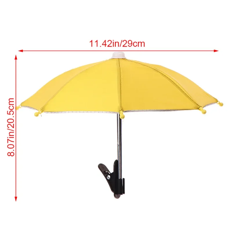 Support de téléphone pour moto, étanche, avec pare-soleil et protection contre la pluie 6