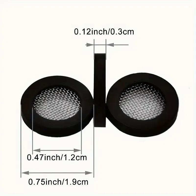 Joints de filtre pour robinet en situation
