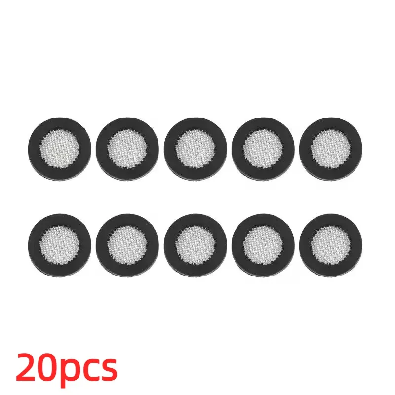 Lot de 20 filtres de robinet en plastique à maille en acier inoxydable – Installation facile, sans joints de pommeau de douche électrique 7
