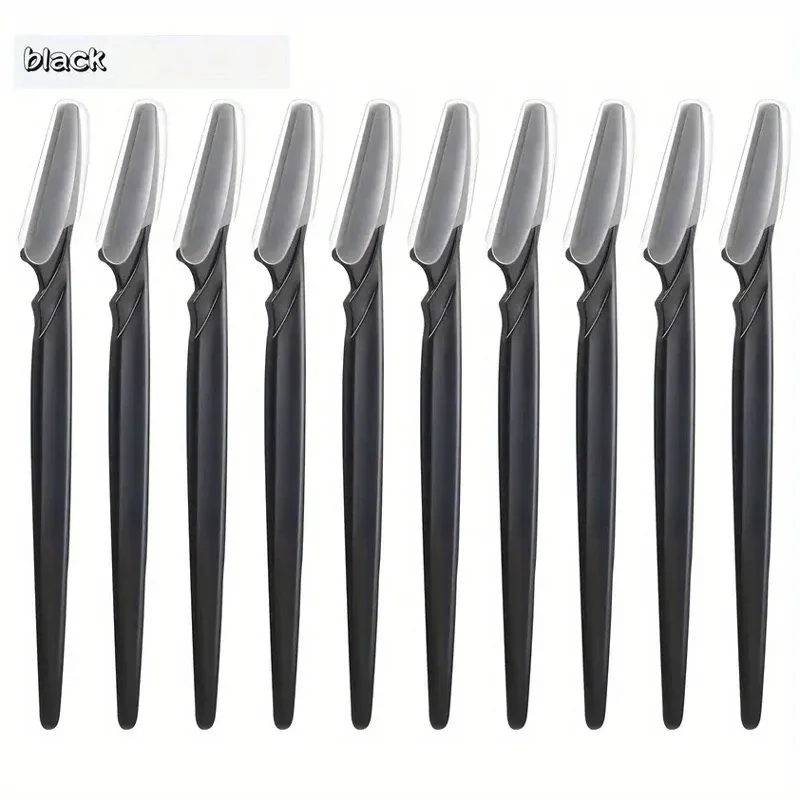 Ensemble polyvalent de rasoirs à sourcils (3, 5, 6, 10 ou 12 pièces) – Kit de toilettage facial doux pour une peau lisse 13