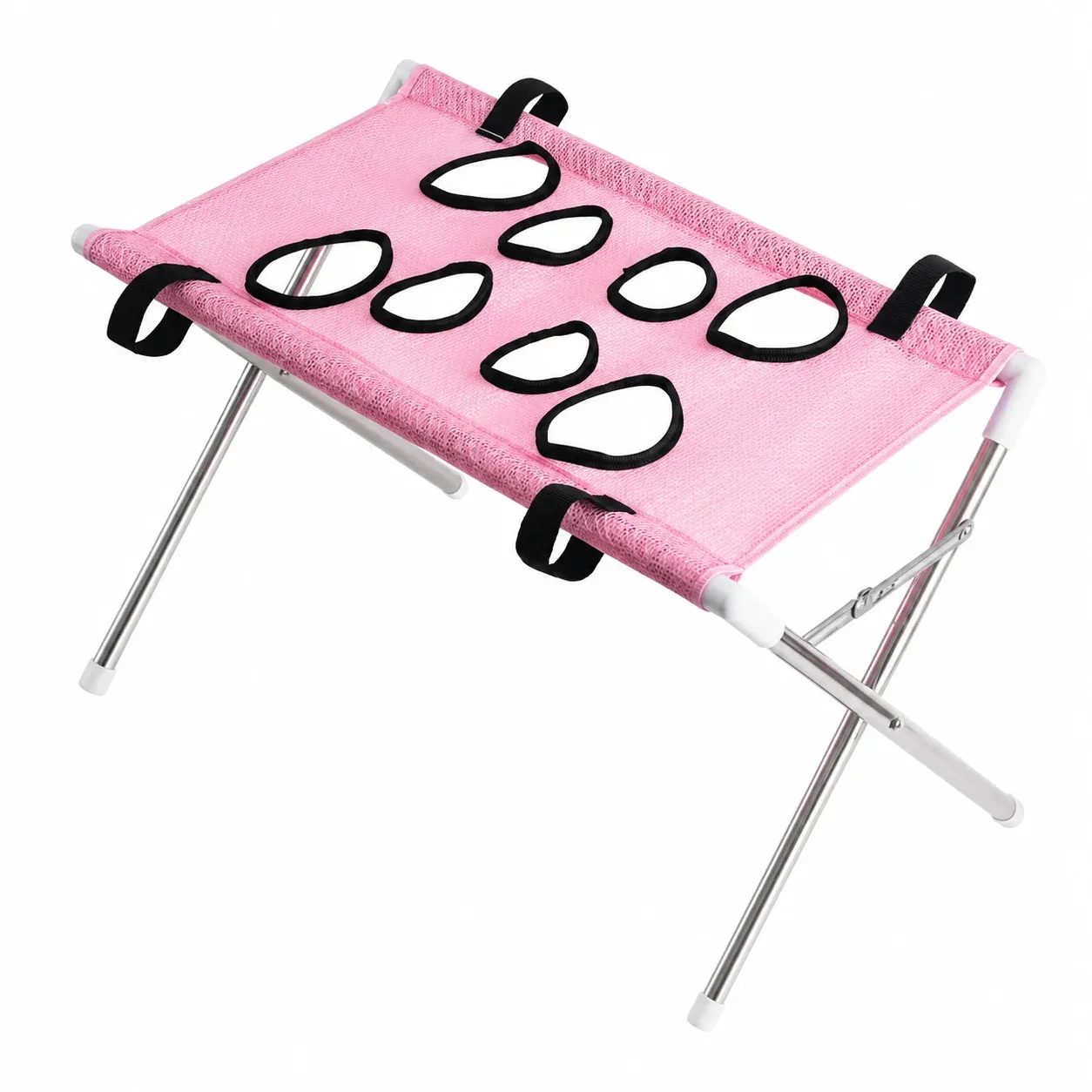 Hamac de toilettage pliable pour animaux de compagnie : support de bain et de séchage pour chats et chiens 9