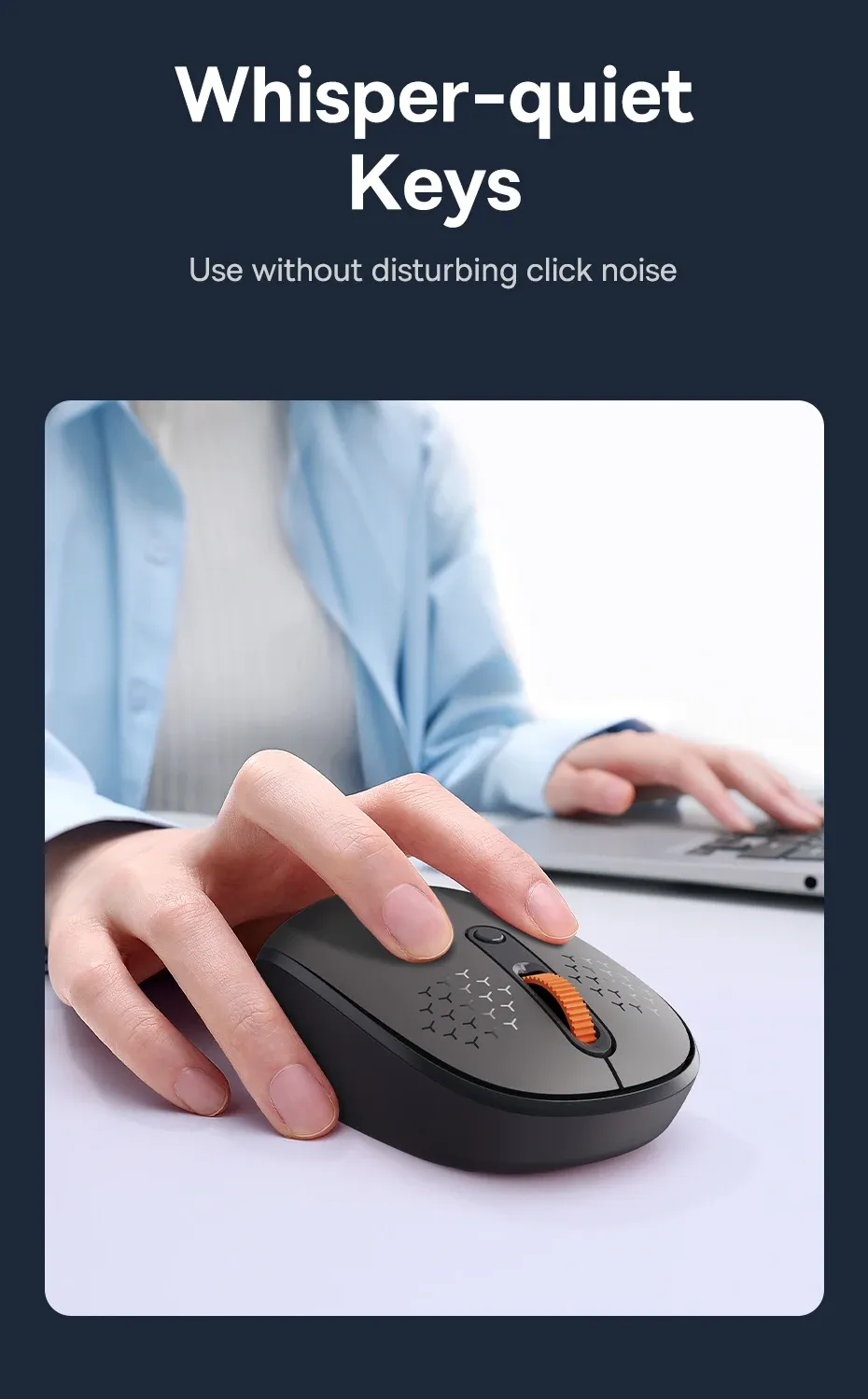 Touches silencieuses de la souris Baseus F01B