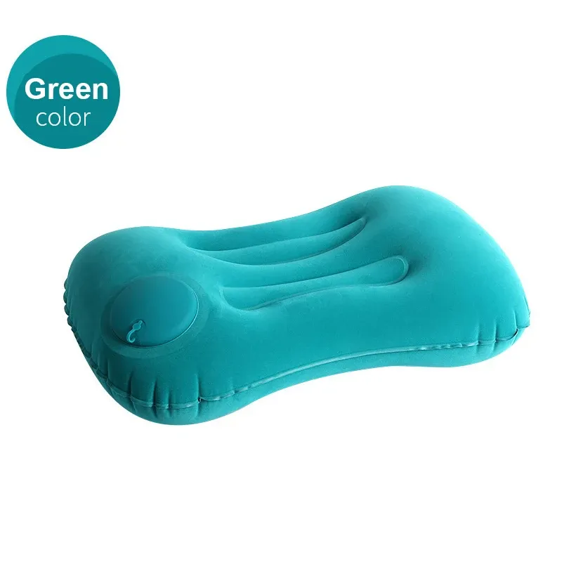 Oreiller de voyage gonflable, oreiller de cou pour avion, oreiller cervical orthopédique en forme de U, oreiller portable pliable pour l'extérieur 16