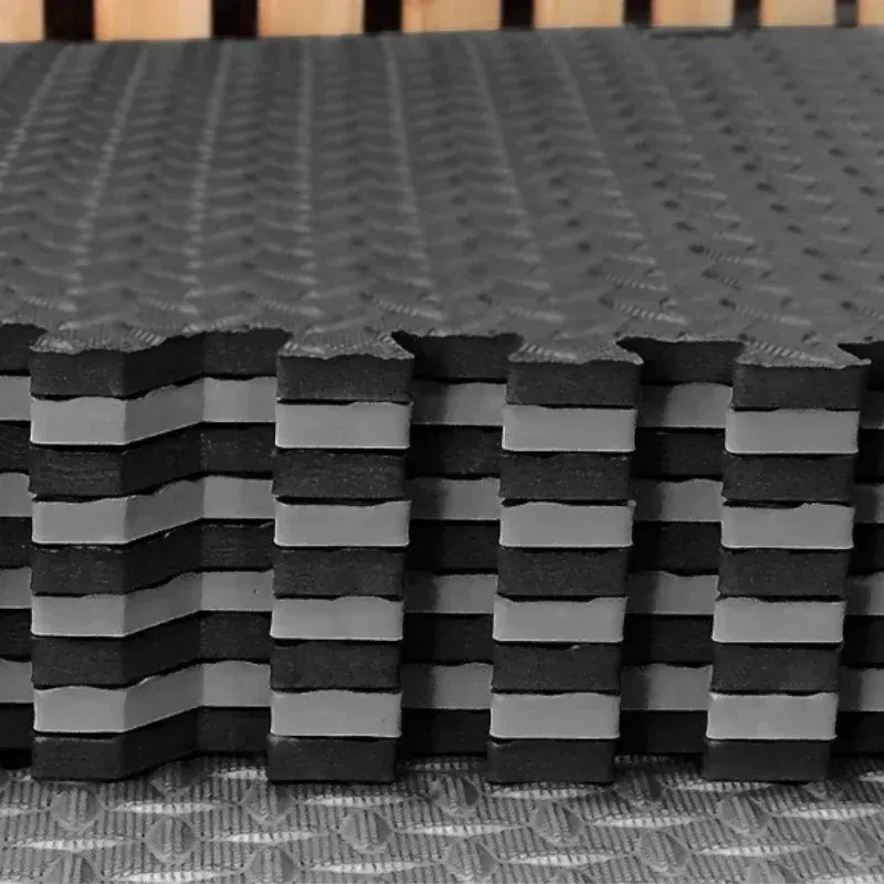 Tapis de yoga antidérapant en mousse, 8/16 pièces, protection de sol pour carrelage, équipement de fitness pour salle de sport 3