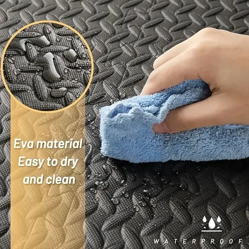 Tapis de yoga antidérapant en mousse, 8/16 pièces, protection de sol pour carrelage, équipement de fitness pour salle de sport 4