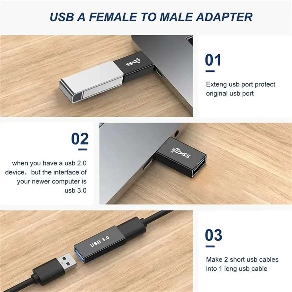Adaptateur USB, praticité