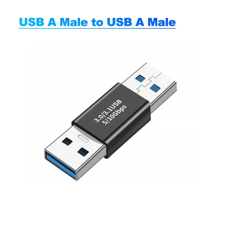 Adaptateur d'extension USB-C mâle vers femelle, USB 3.0 10 Gbit/s, pour PC, ordinateur et téléphone 10