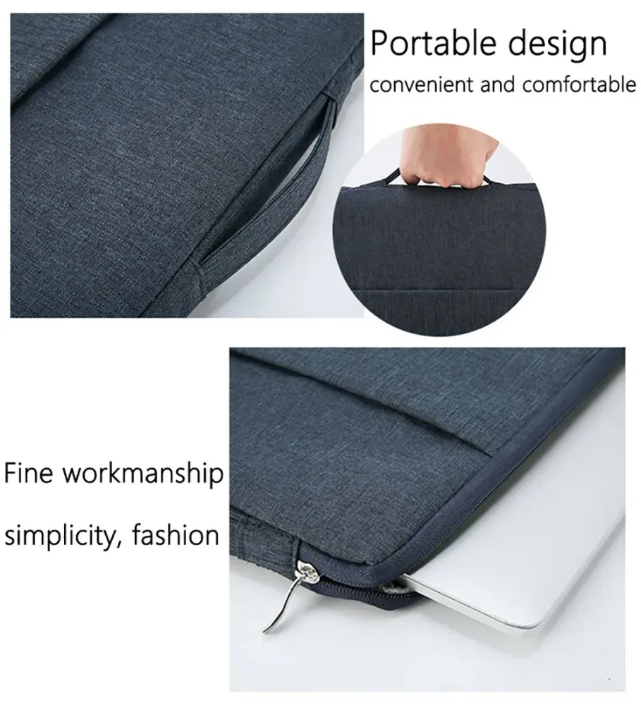 Housse souple pour ordinateur portable, finition et ergonomie