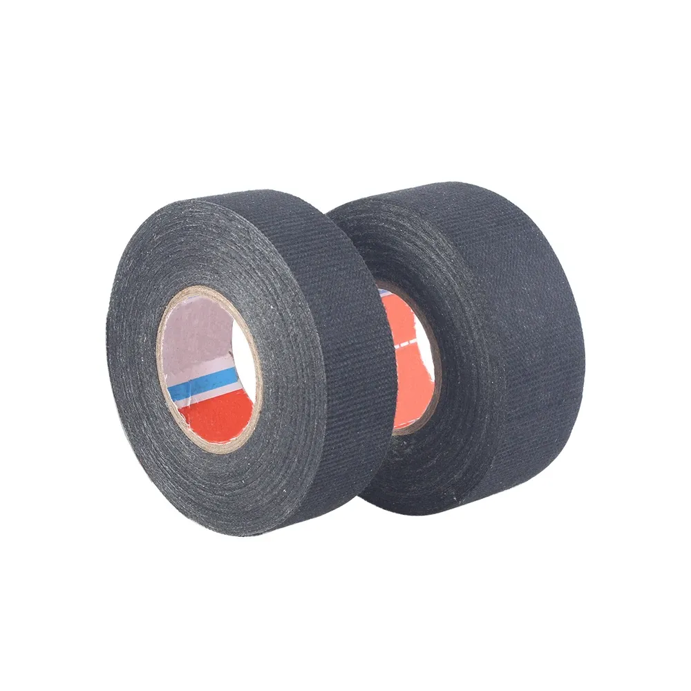 Ruban adhésif en tissu résistant à la chaleur pour faisceaux de câbles automobiles, longueur 15 m, largeur 9 mm, 15 mm, 19 mm, 25 mm ou 32 mm, 1 pièce 4