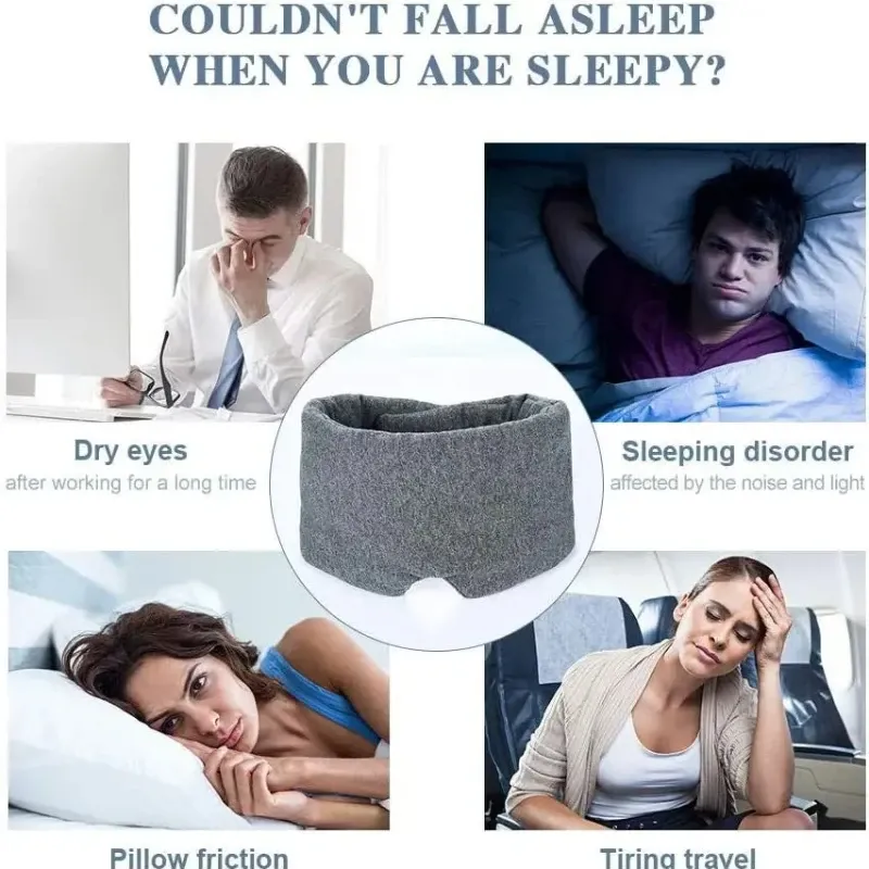 Masque de sommeil gris, présentation complète