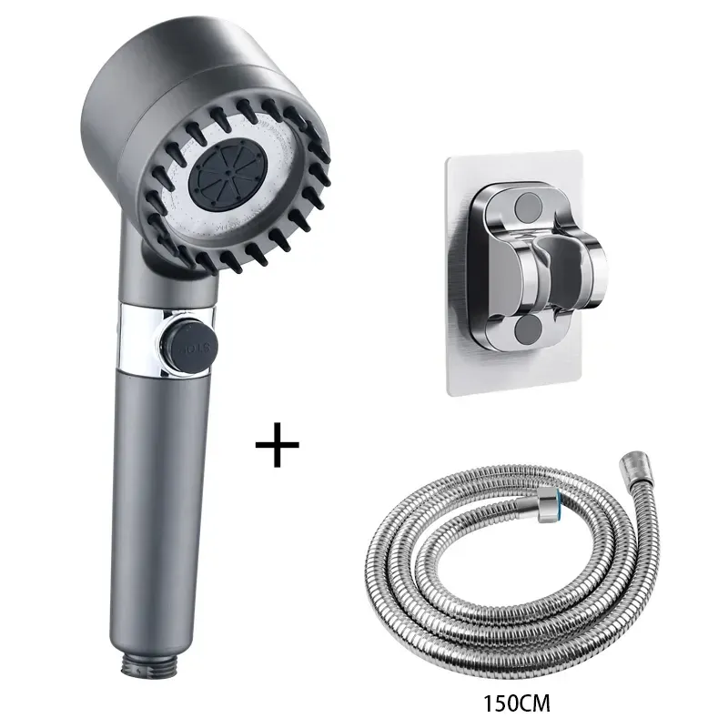 Pommeau de douche haute pression à 3 modes avec filtre portable 7