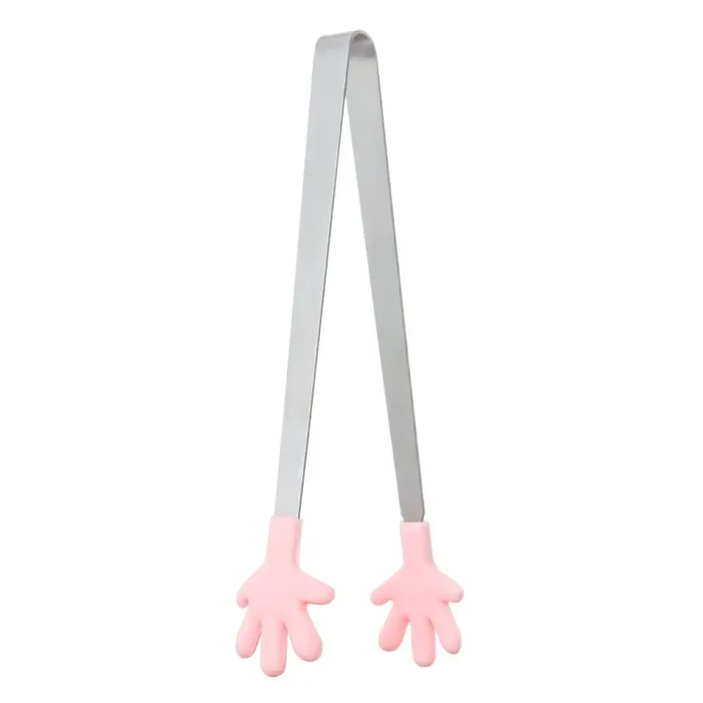 Pince en acier inoxydable et silicone pour aliments, pince à glaçons et pince à barbecue 23