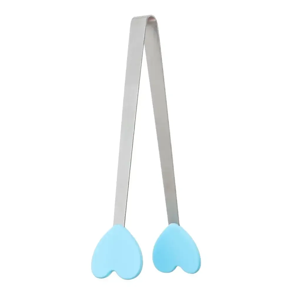 Pince en acier inoxydable et silicone pour aliments, pince à glaçons et pince à barbecue 21