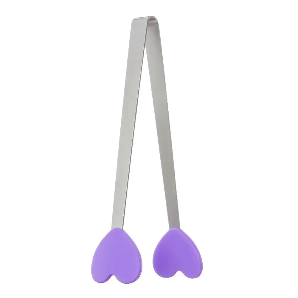 Pince en acier inoxydable et silicone pour aliments, pince à glaçons et pince à barbecue 22