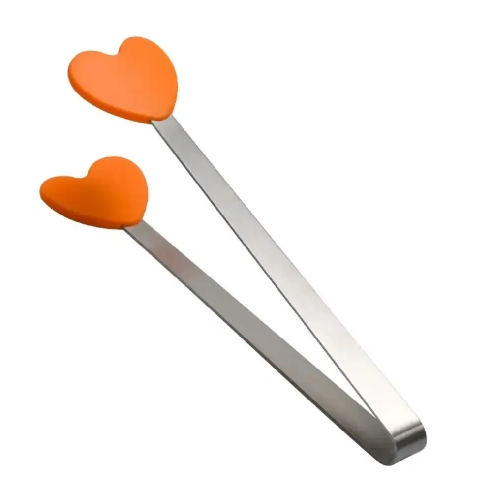 Pince en acier inoxydable et silicone pour aliments, pince à glaçons et pince à barbecue 13