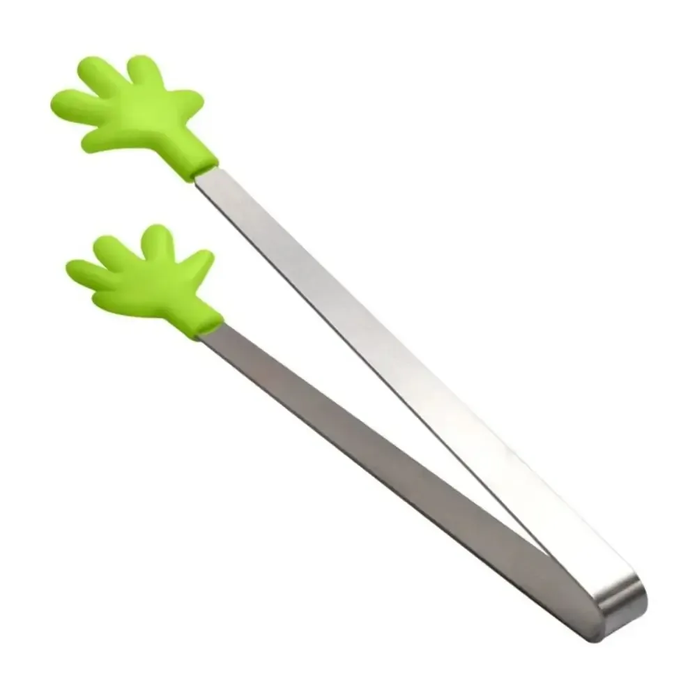 Pince en acier inoxydable et silicone pour aliments, pince à glaçons et pince à barbecue 15