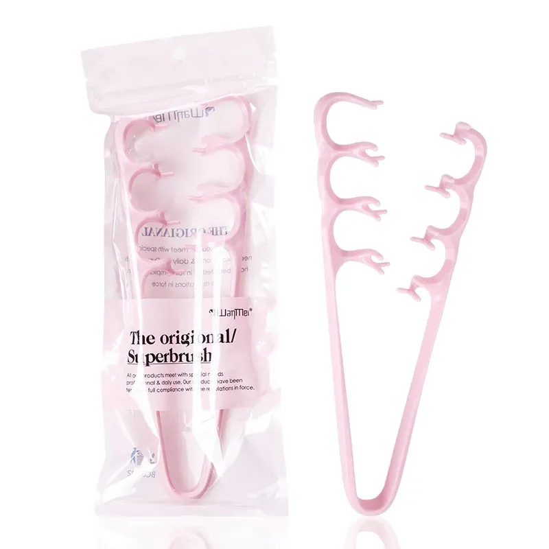 1 Peigne Démêlant Double Texture Volumisant à Dents Larges pour Boucles, Outil de Coiffure pour Racines Volumineuses, Accessoire de Soin Capillaire pour Hommes et Femmes 9