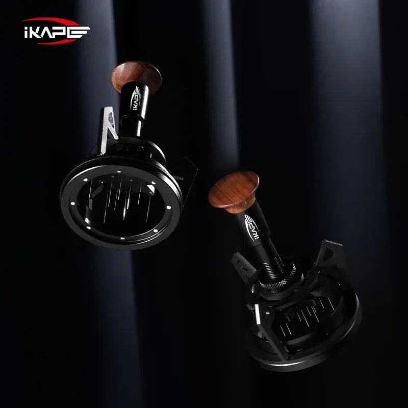 IKAPE V3 Distributeur rotatif WDT pour espresso, agitateur à café avec entonnoir de dosage et support, outil de distribution pour barista 6
