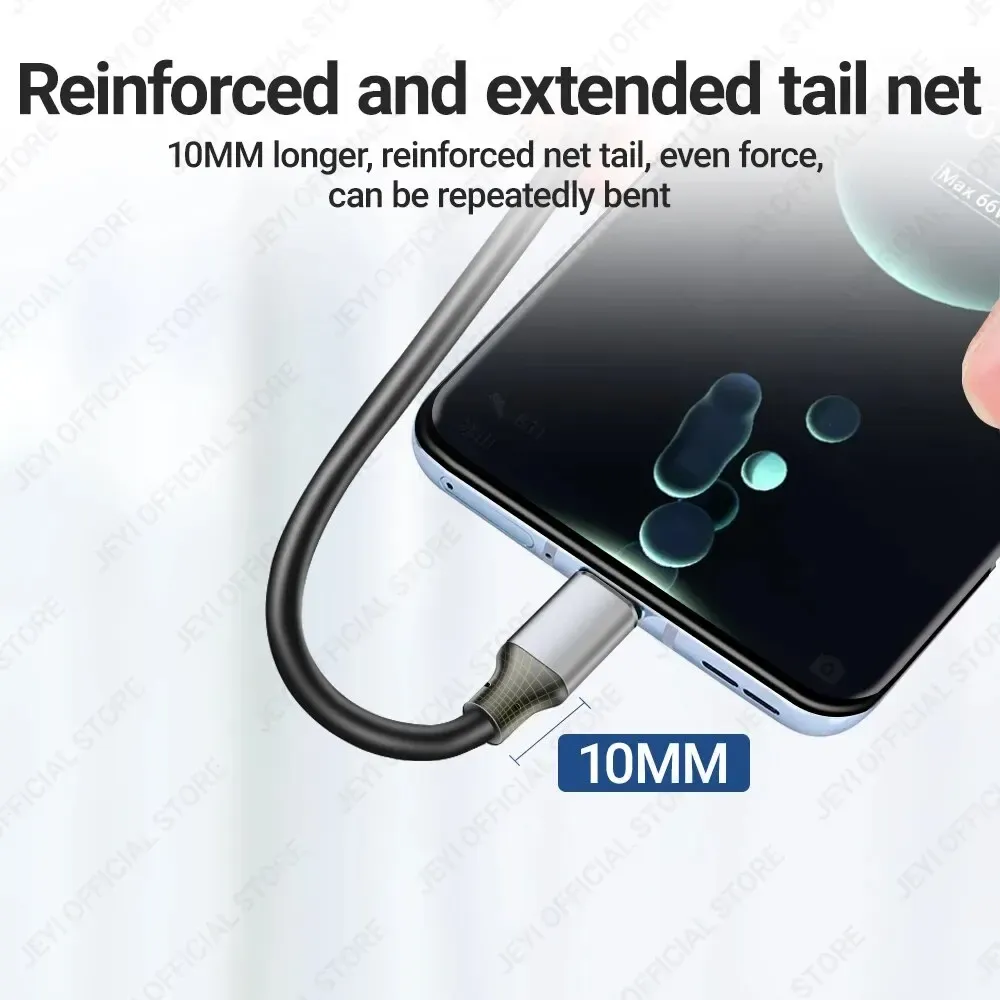 Câble USB-A vers USB-C YI 60W Charge Rapide 10 Gbps Transfert de Données, Compatible Samsung, Xiaomi, HTC, Redmi, Huawei 5