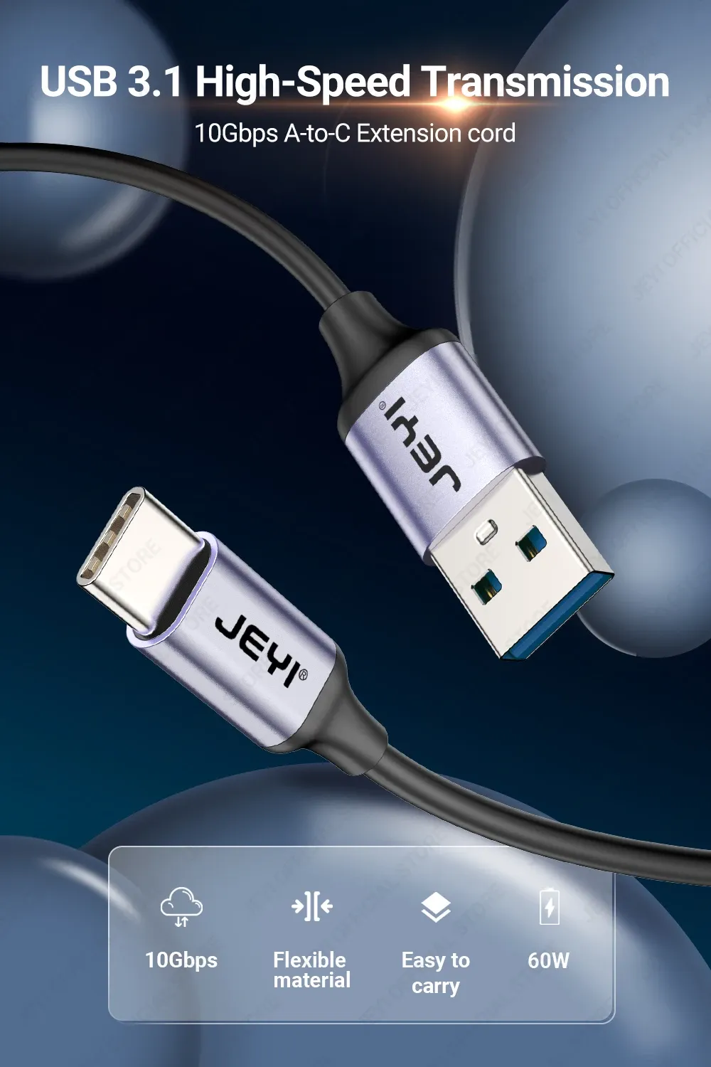 Compatibilité des appareils du câble JEYI