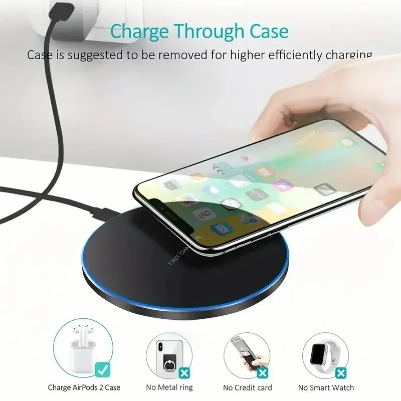 Chargeur sans fil rapide, compatibilité