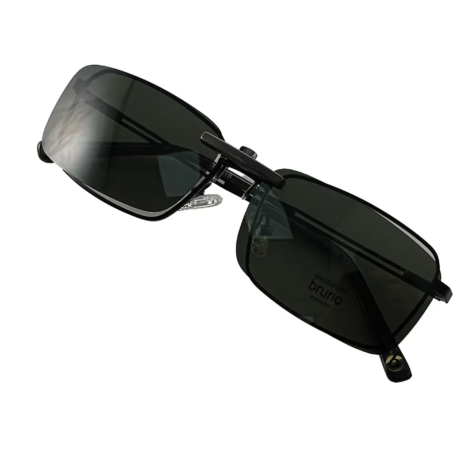 Clip-on polarisé pour lunettes de conduite, protection UV400 5