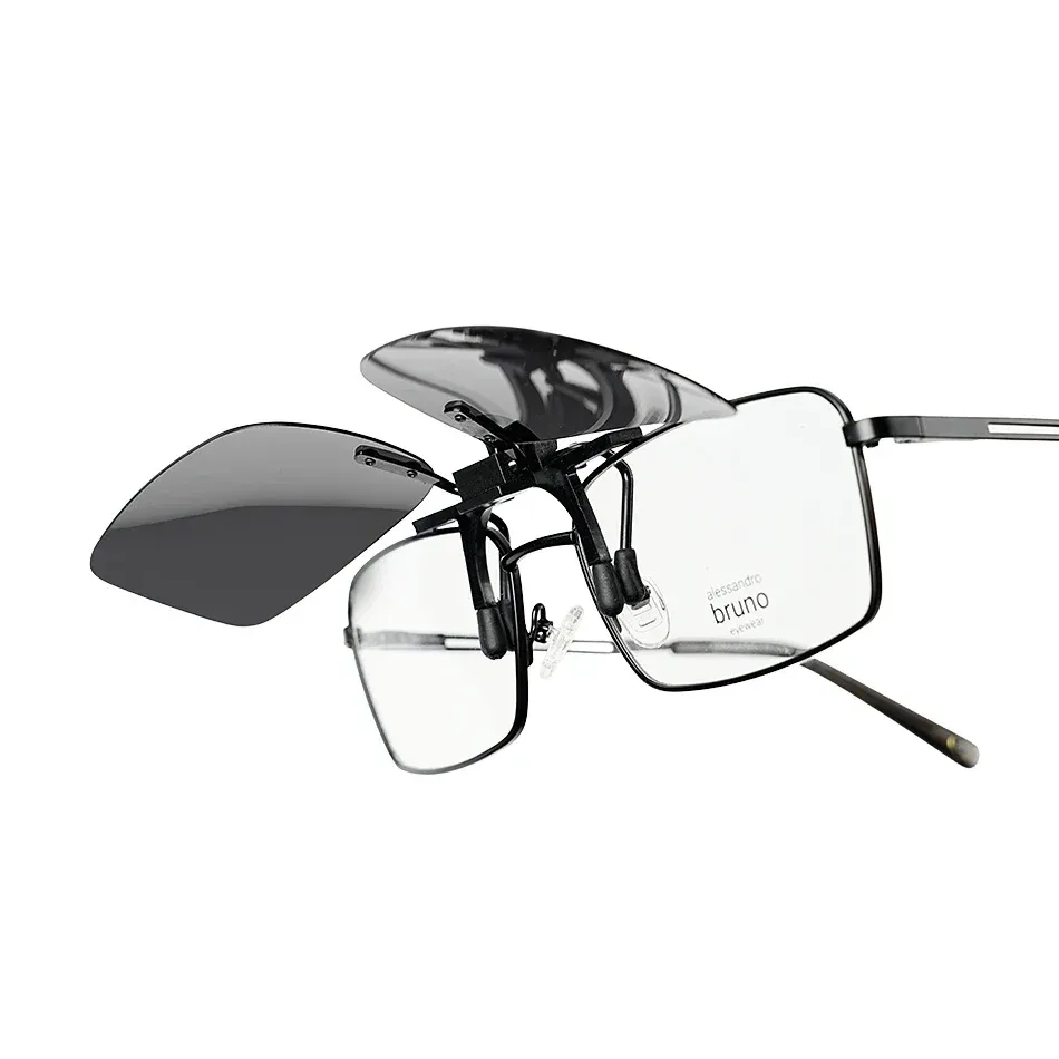 Clip-on polarisé pour lunettes de conduite, protection UV400 6