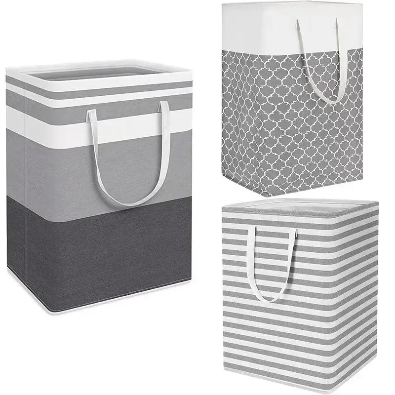 Panier à linge en tissu imperméable 75 L, pliable, grande capacité, rangement pour vêtements 5