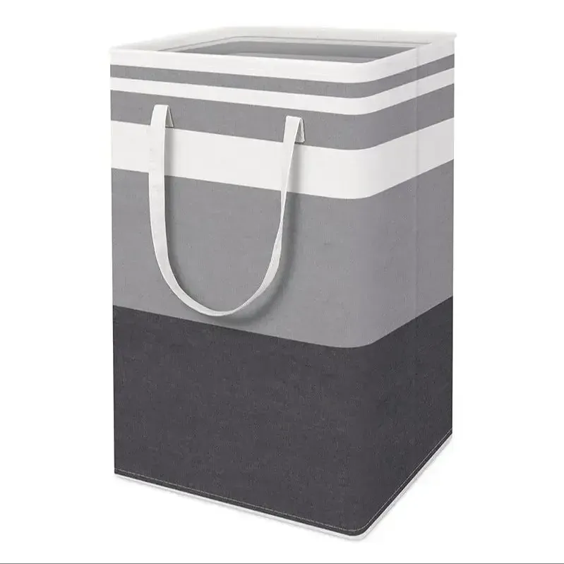 Panier à linge en tissu imperméable 75 L, pliable, grande capacité, rangement pour vêtements 6