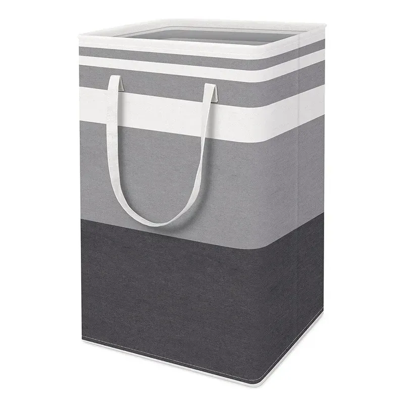 Panier à linge en tissu imperméable 75 L, pliable, grande capacité, rangement pour vêtements 10