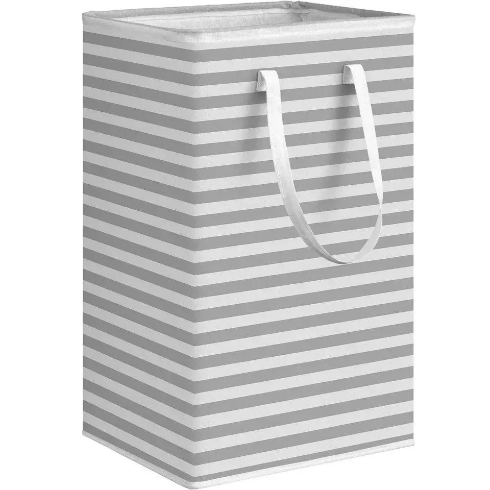 Panier à linge en tissu imperméable 75 L, pliable, grande capacité, rangement pour vêtements 7