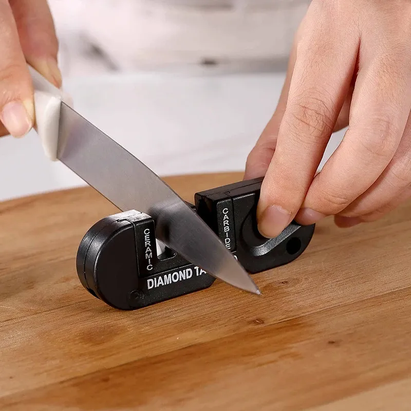 Aiguiseur de couteaux portable, détail de finition