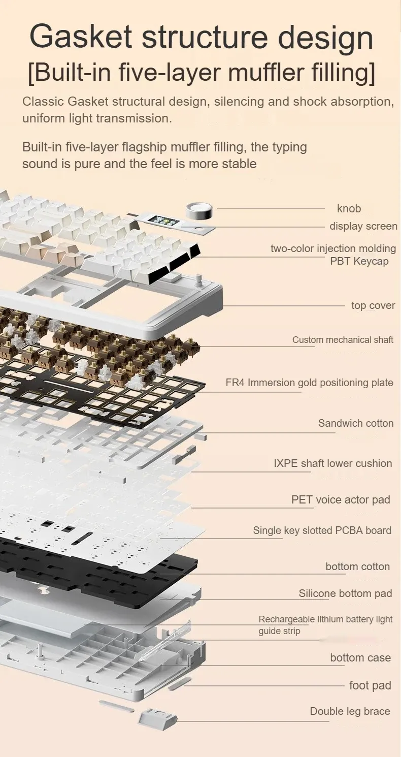 Clavier AULA F108 Pro en situation