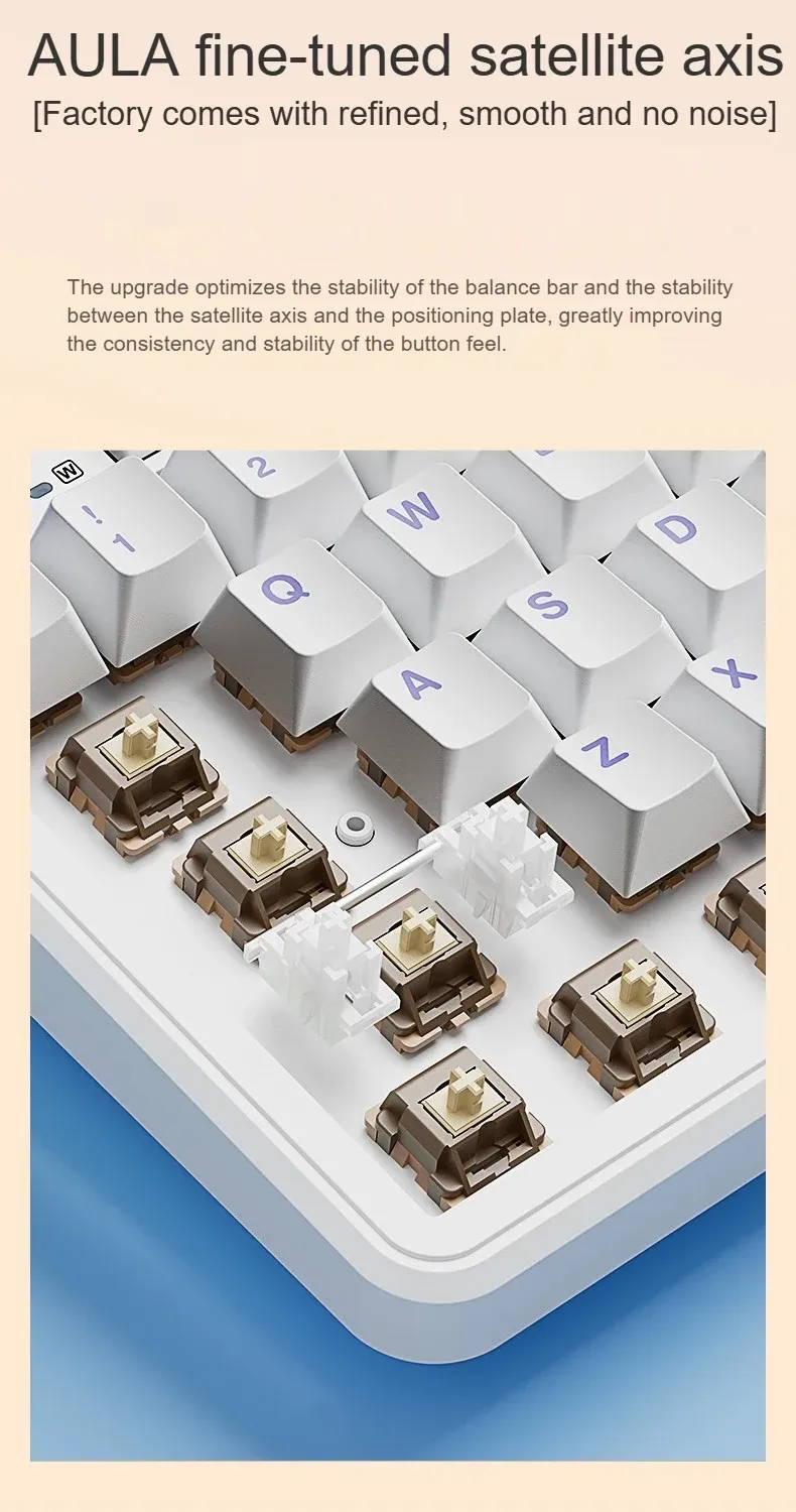 Clavier AULA F108 Pro, vue d'ensemble