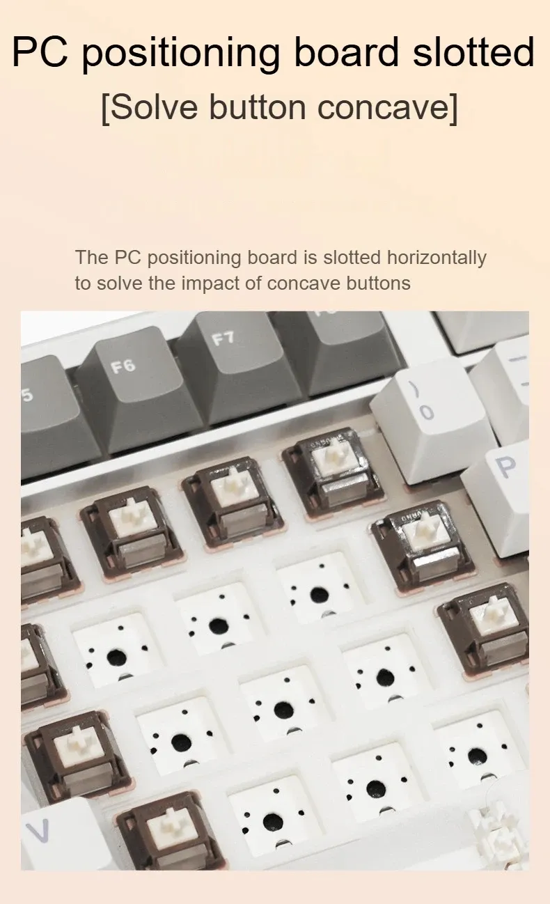 Clavier AULA F108 Pro, finitions