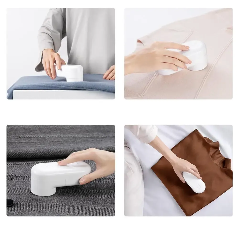 Éliminateur de bouloches portable MIJIA 100 %, tondeuse électrique rechargeable USB pour vêtements, mini éliminateur de bouloches pour pulls et tissus 5
