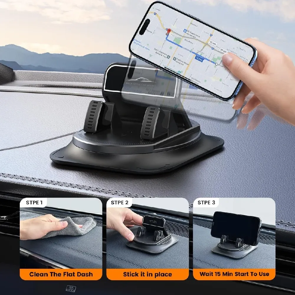Support de téléphone, design compact