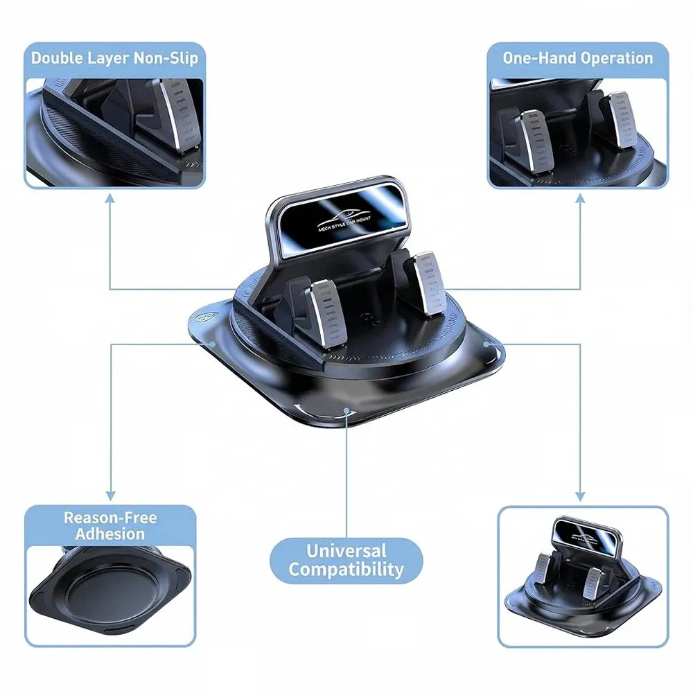 Support de téléphone, ajustement de l'angle