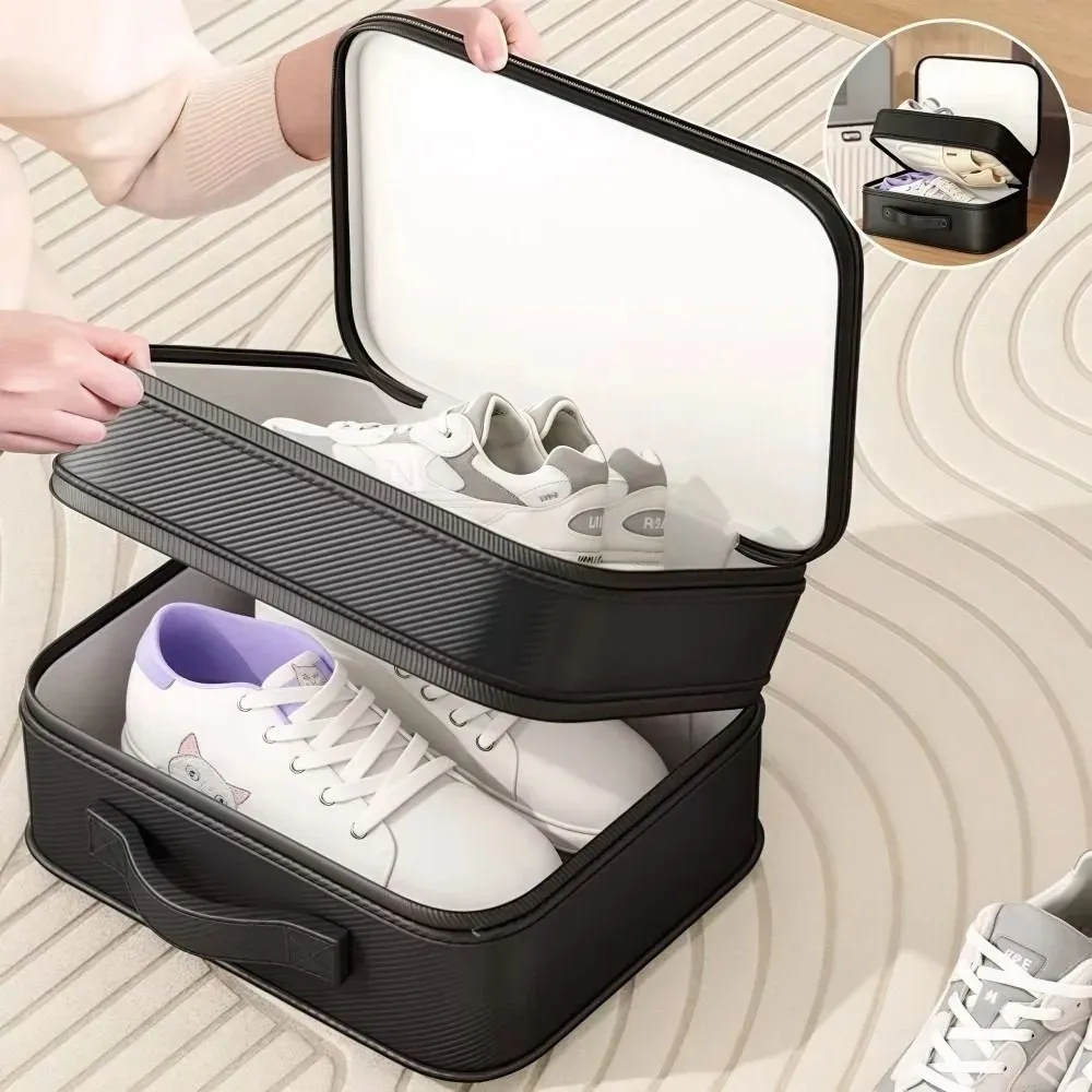 Boîte de rangement portable pour chaussures, utilisation en voyage
