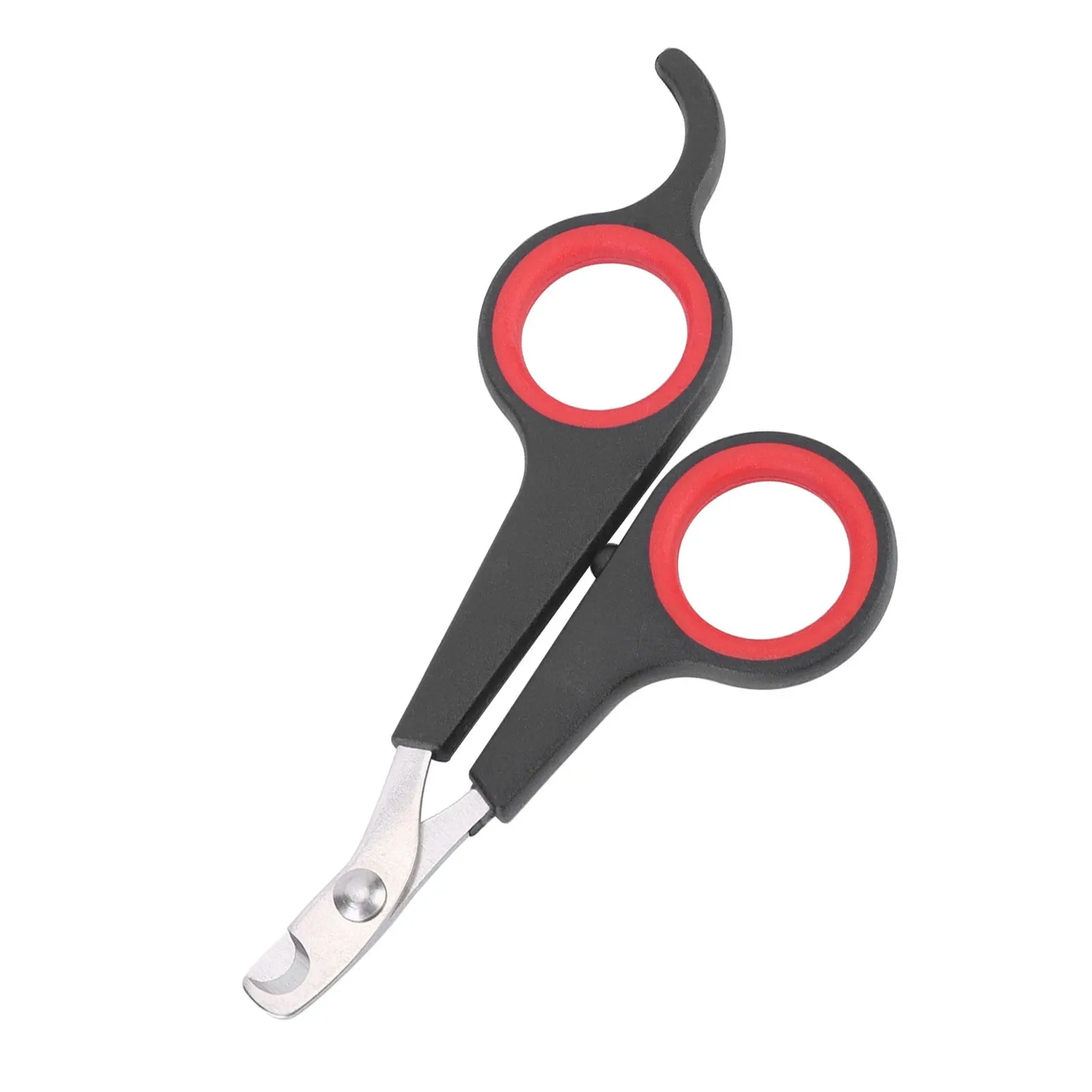 Coupe-ongles pour oiseaux, ciseaux à ongles pour perroquets et petits animaux, outil de toilettage, noir et rouge 4