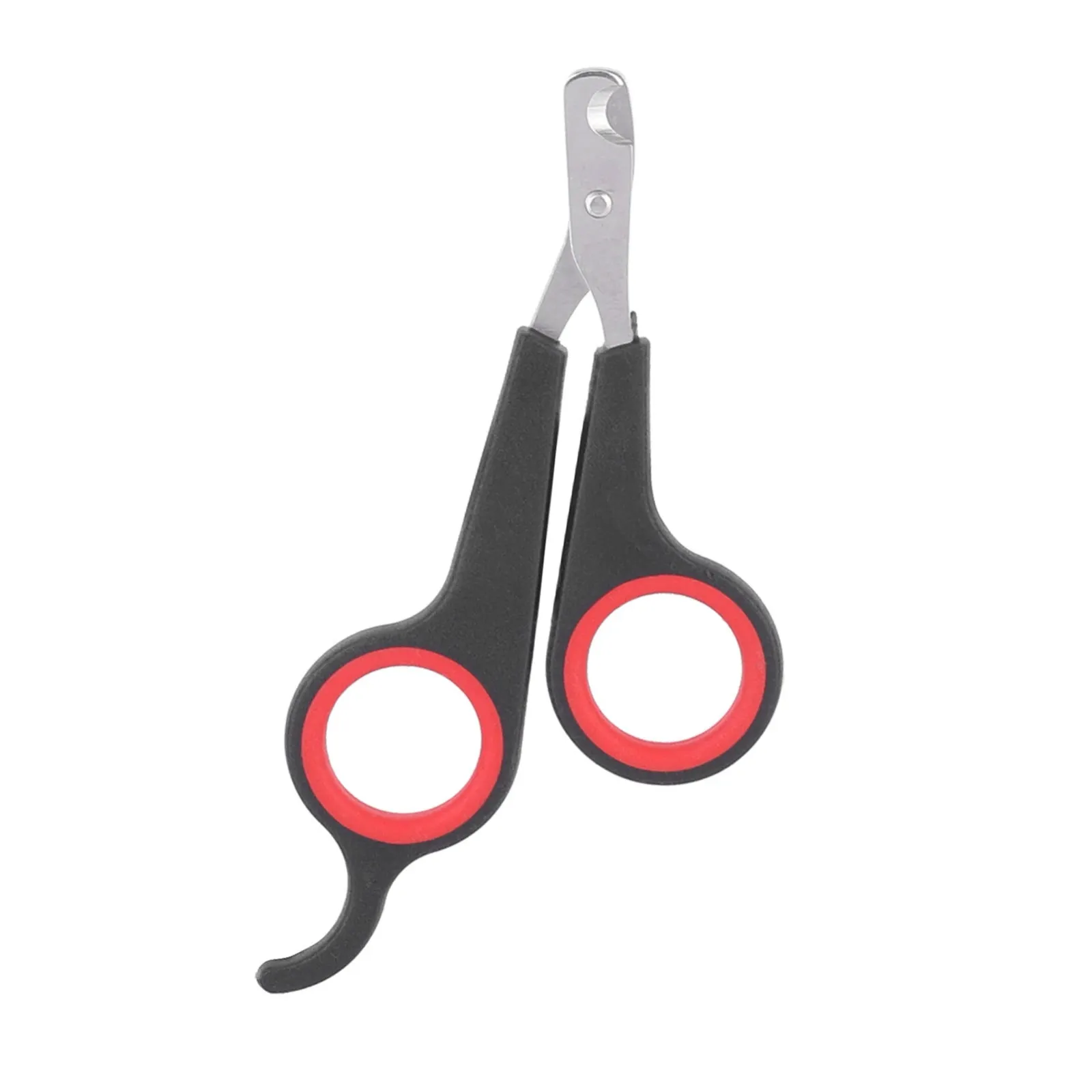 Coupe-ongles pour oiseaux noir et rouge, vue d'ensemble